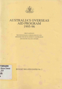 Image of Australia's Overseas AID Profram 1995-96