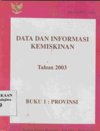 Image of Data dan Informasi Kemiskinan Tahun 2003