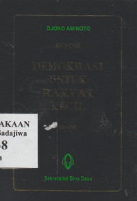 Image of Demokrasi Untuk Rakyat Kecil