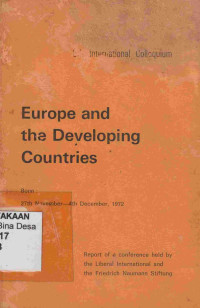 Image of Europe and Developing Countries