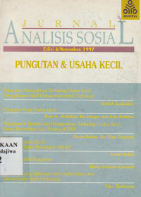 Image of Jurnal Analisis Sosial Penguatan & Usaha Kecil