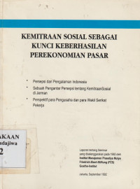 Image of Kemitraan Sosial Sebagai Kunci Keberhasilan Perekonomian Pasar