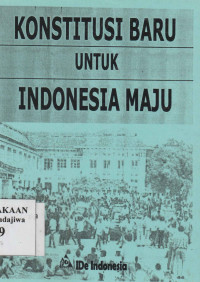 Image of Konstitusi Baru Indonesia Maju