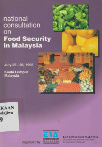 Image of National Consultation on Food Security in Malaysia