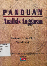 Image of Panduan Analisis Anggaran