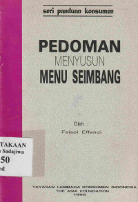 Image of Pedoman Menyusun Menu Seimbang