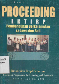 Image of Proceeding LKTIRP Pembangunan Berkelanjutan Se Jawa dan Bali