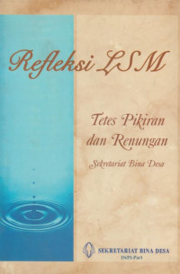 Image of REFLEKSI LSM, Tetes Pikiran dan Renungan
