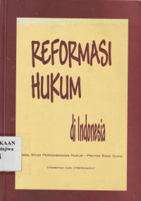 Image of Reformasi Hukum di Indonesia