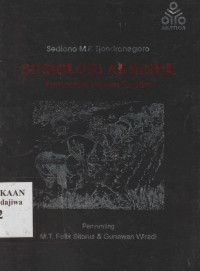 Image of Sosiologi Agraria Kumpulan Tulisan Terpilih