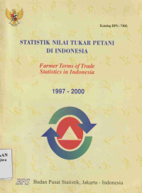 Image of Statistik Nilai Tukar Petani Di Indonesia  1997-2000