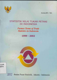 Image of Statistik Nilai Tukar Petani Di Indonesia 1999-2002