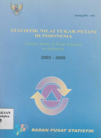 Image of Statistik Nilai Tukar Petani di Indonesia Tahun 2000-2003