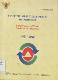 Image of Statsitik Nilai Tukar Petani Di Indonesia 1997-2000